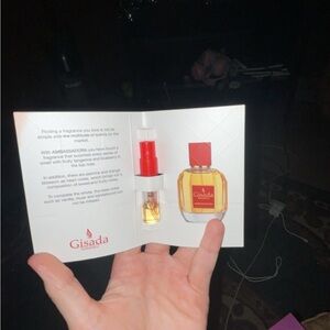 Gisada Ambassador Women Perfume Sample Spray Card